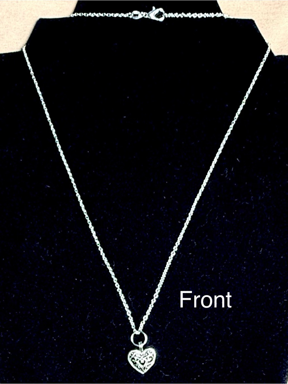 Delicate 925 Silver Heart Pendant Necklace - Women's Jewelry
